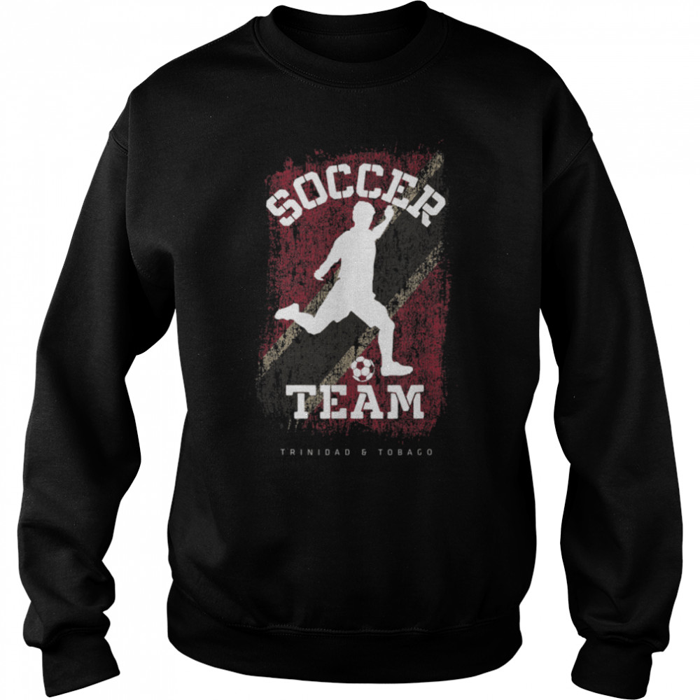 Soccer Trinidad & Tobago Flag Football Team Soccer Player T- B09JPD4VHG Unisex Sweatshirt