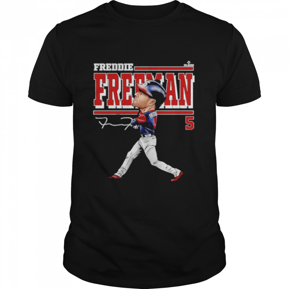 Atlanta Braves Freddie Freeman Chibi Signature Shirt