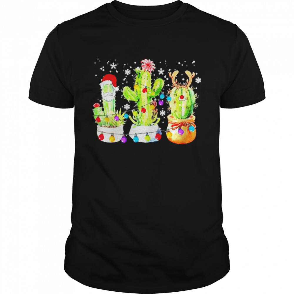 cactus merry Christmas shirt