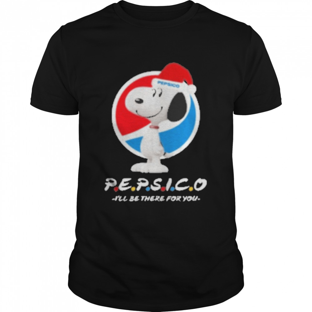 Santa Snoopy Pepsico I’ll be there for you Christmas shirt