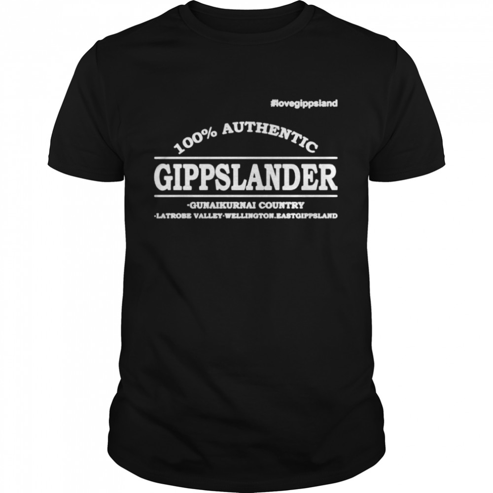 Nice 100% authentic gippslander gunaikurnai country shirt