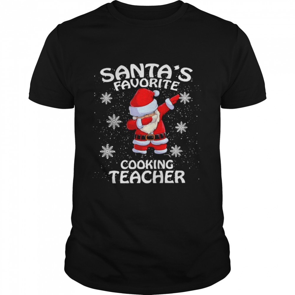 Santa’s Favorite Cooking Teacher Christmas Sweater T-shirt