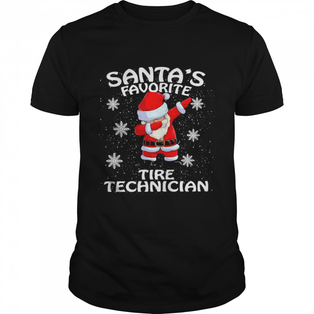 Santa’s Favorite Tire Technician Christmas Sweater T-shirt