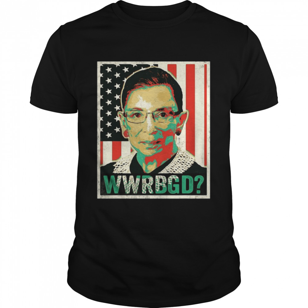 American Flag Wwrbgd Vintage Rbg Ruth Bader Ginsburg T-shirt