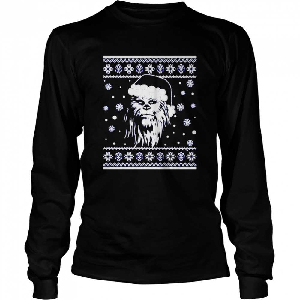 Chewbacca Christmas shirt Long Sleeved T-shirt