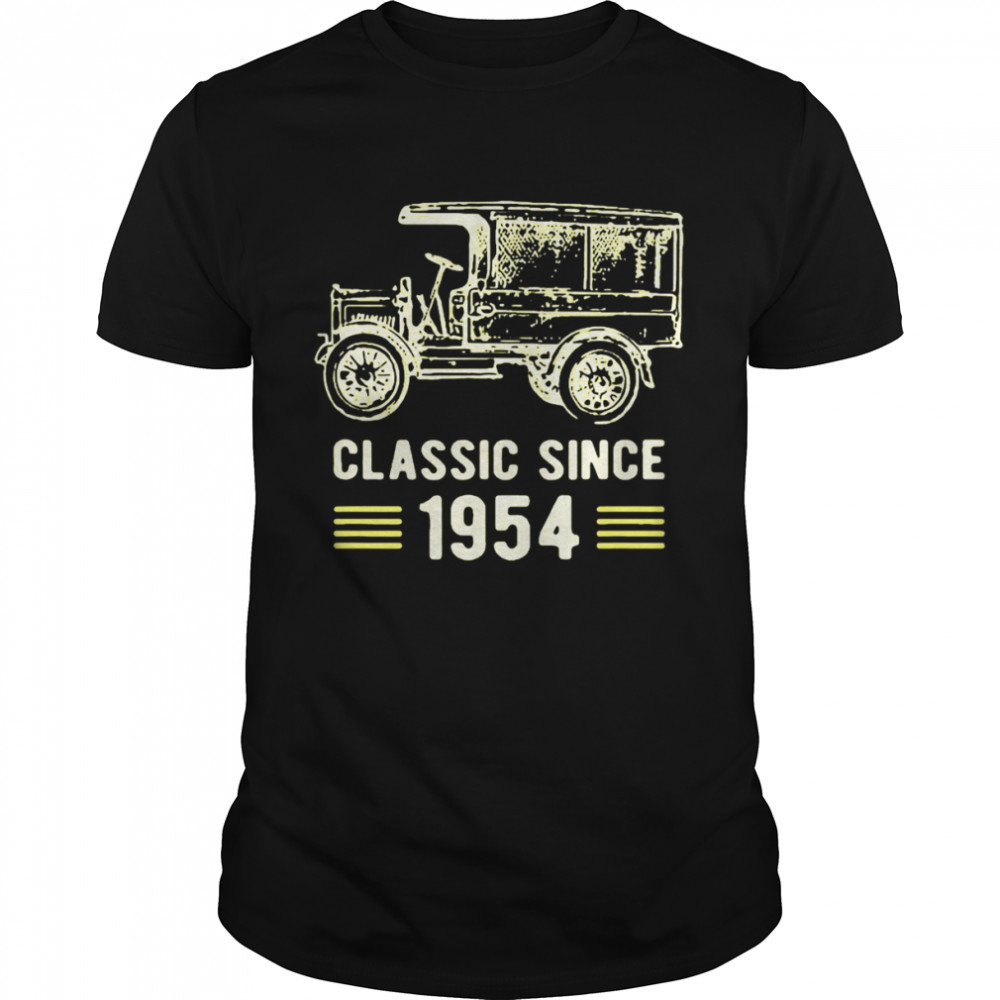 Classic 1954 Vintage Car Truck 68 Year Old Birthday T-shirt