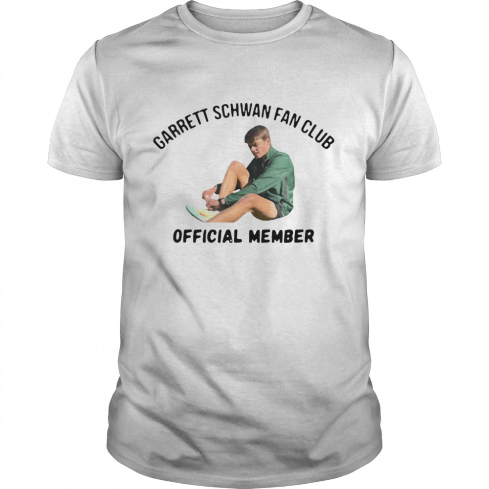 Magnus Cross Country Garrett Schwan Fan Club Official Member T-shirt