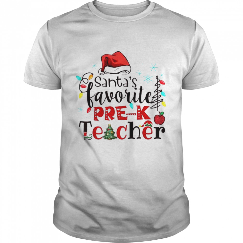 Santa’s Favorite Christmas Pre-K Teacher Sweatshirt