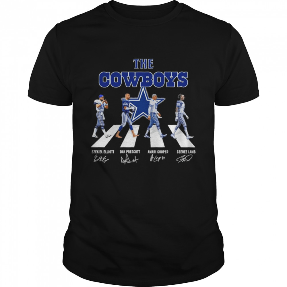 The Dallas Cowboys Abbey Road Signatures T-Shirt