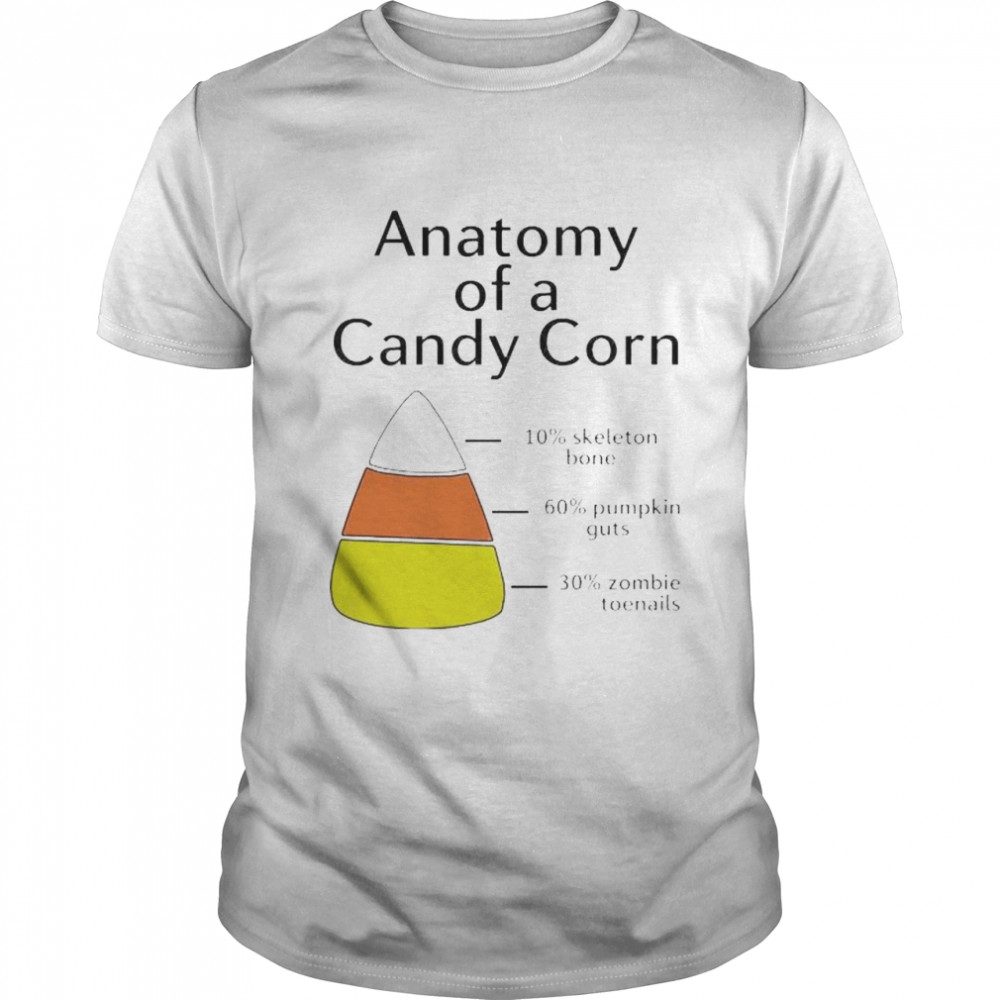 Premium anatomy of a candy corn shirt
