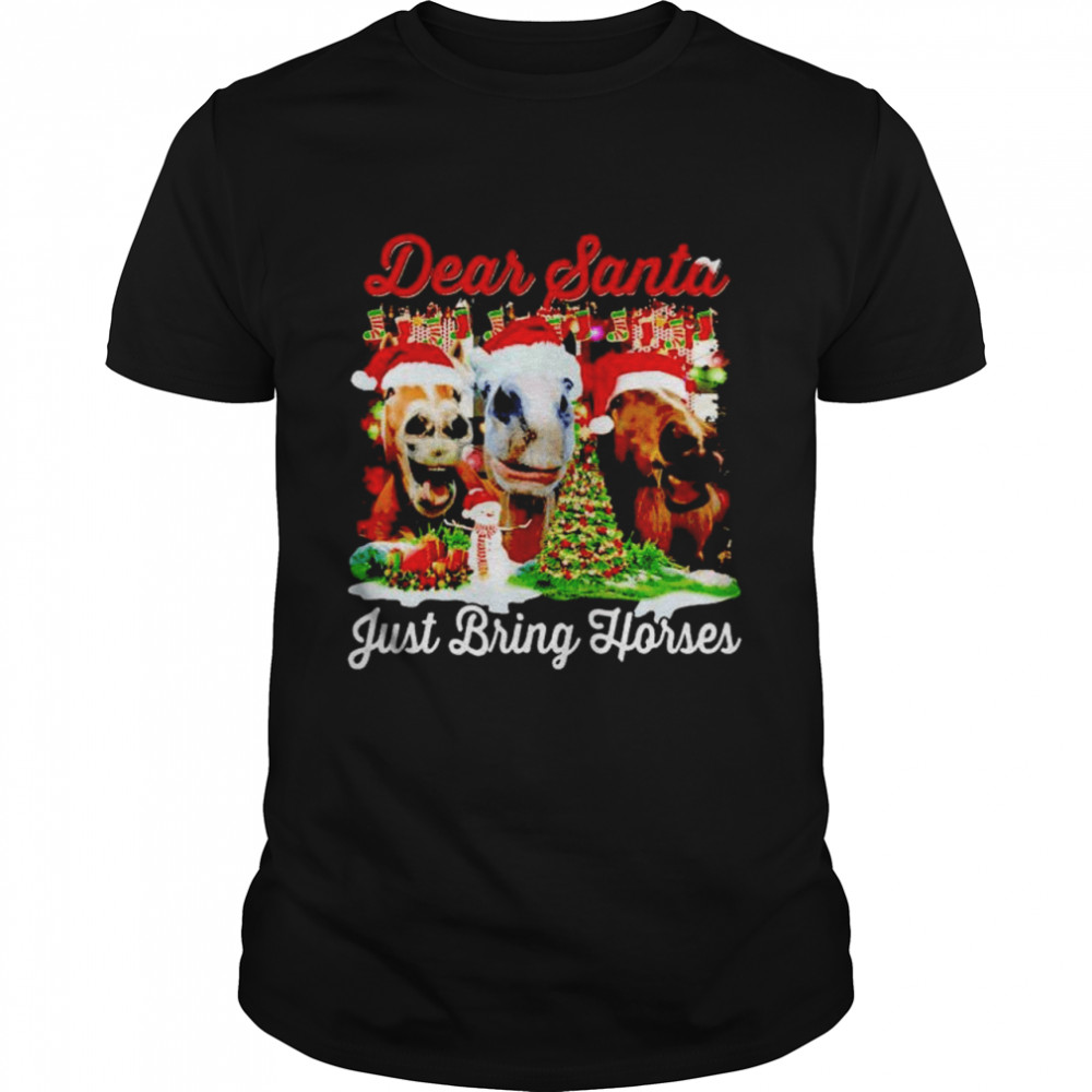 Best dear Santa just bring horses Christmas sweater