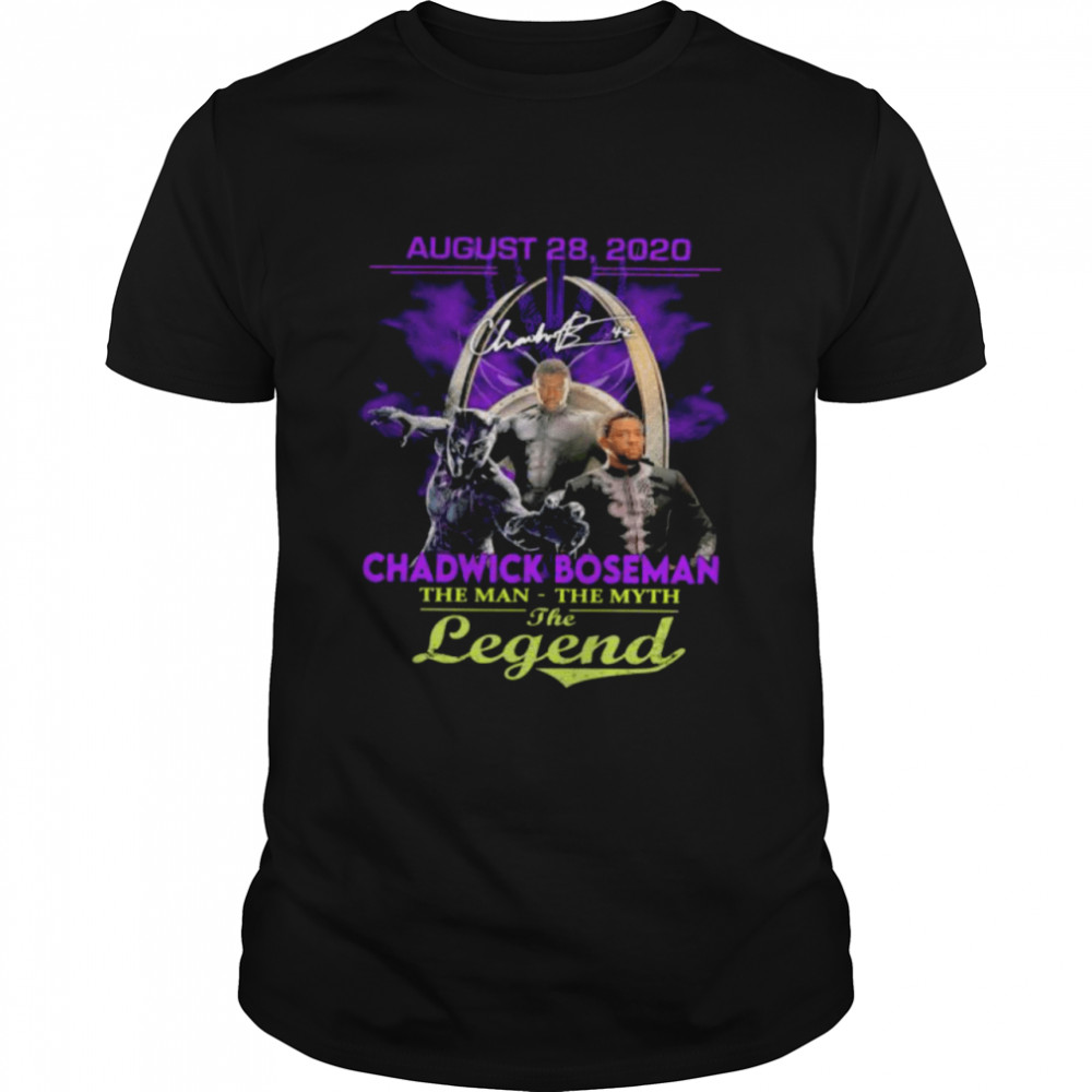 Chadwick Boseman the man the myth the legend signature shirt