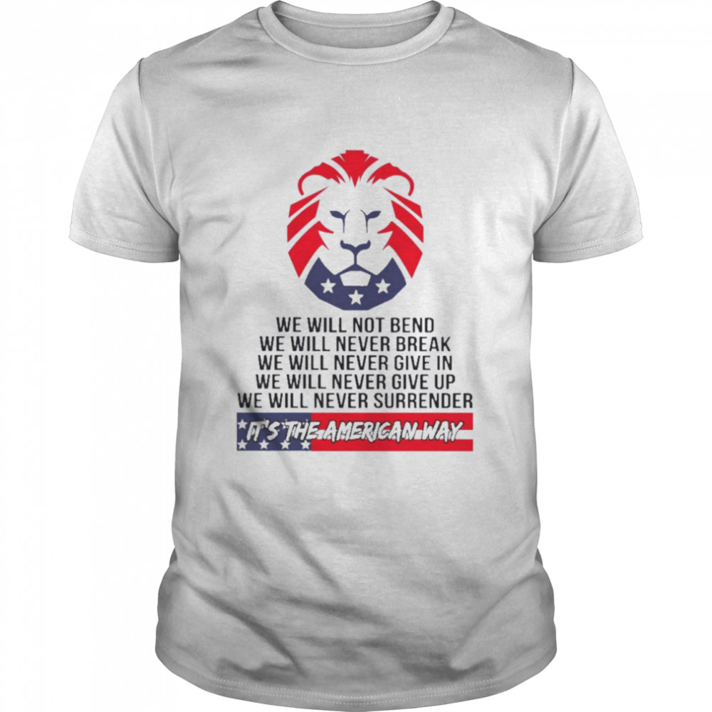 Lions It’s The American Way Shirt