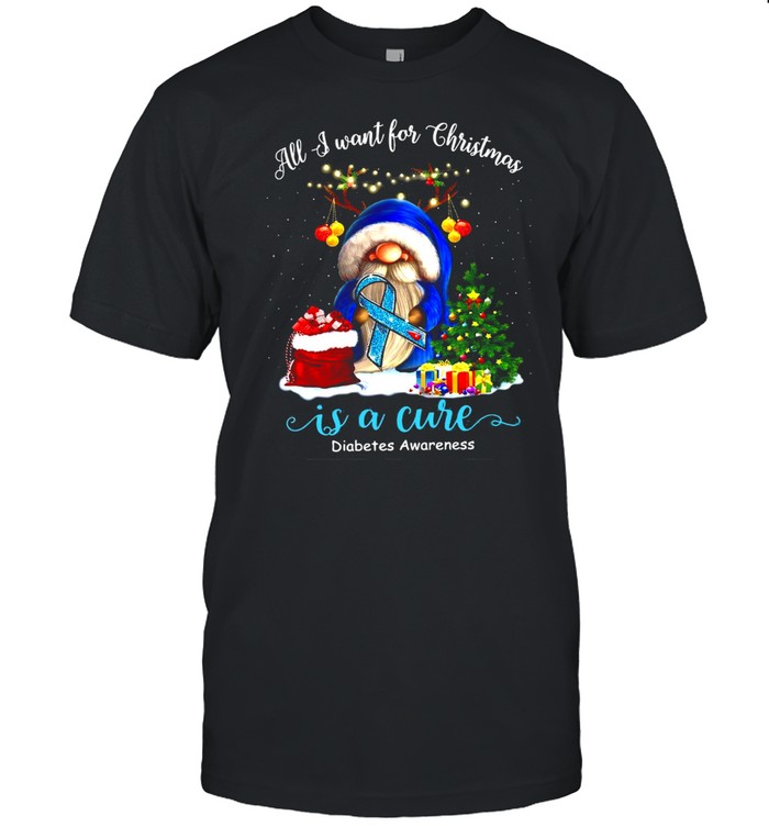 All I Want For Christmas Is A Cure Diabetes Awareness Sweater T-shirt Classic Men's T-shirt