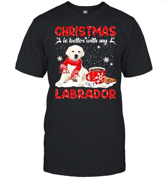 Christmas Is Better With My White Labrador Dog Sweater Shirt