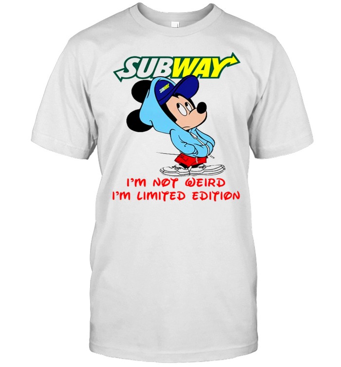 Mickey Subway i’m not weird i’m limited edition shirt