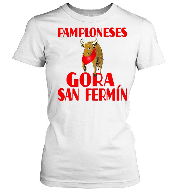 Pamplona Camisetas De España Gora San Fermin  Classic Women's T-shirt