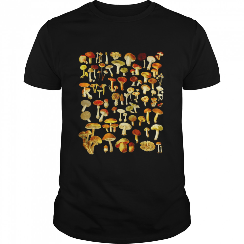 Vintage Types of Mushroom Shirt