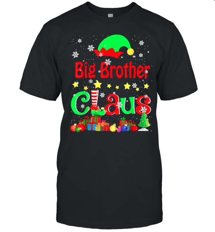 Big Brother Claus Christmas Elf Lover Matching Family T- Classic Men's T-shirt
