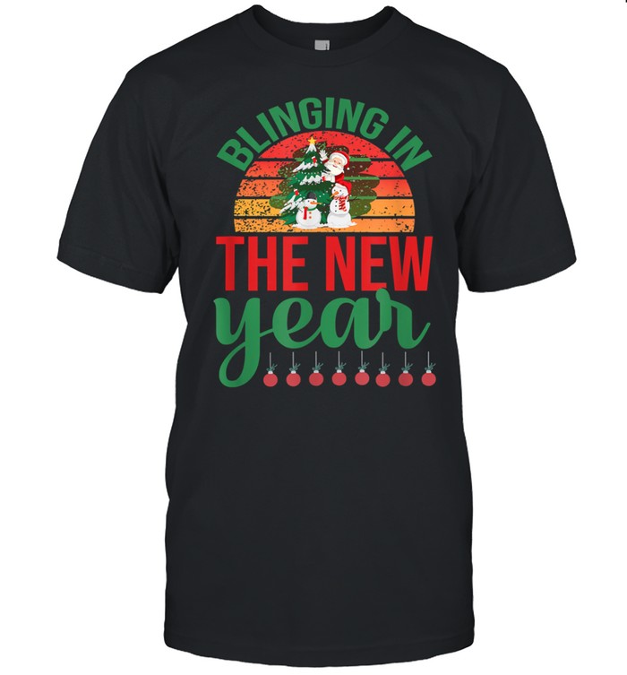 Blinging In The New Year Christmas T- Classic Men's T-shirt