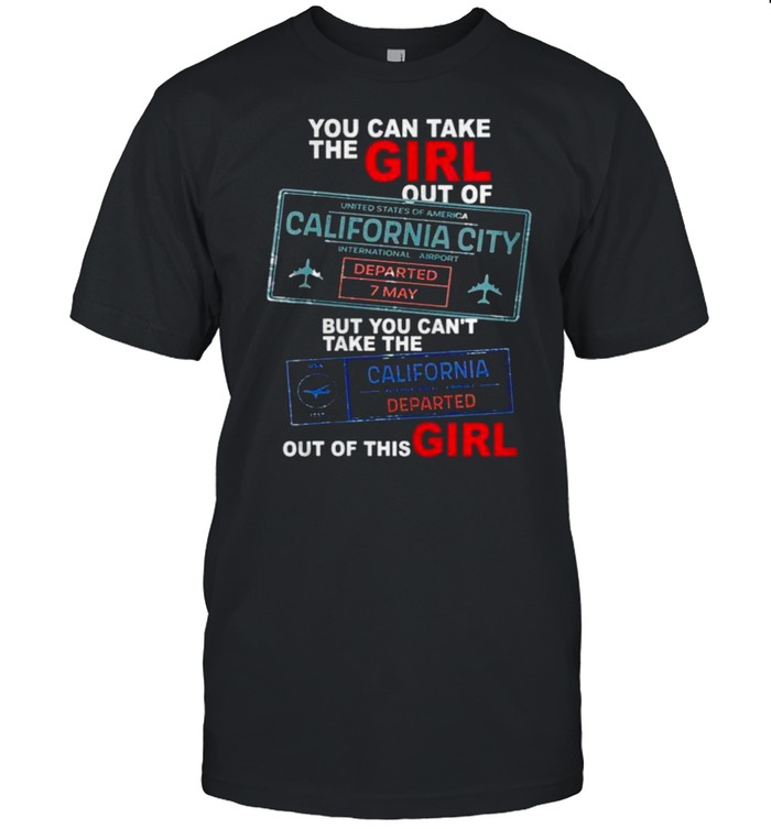 Girl from california city shirt Classic Men's T-shirt