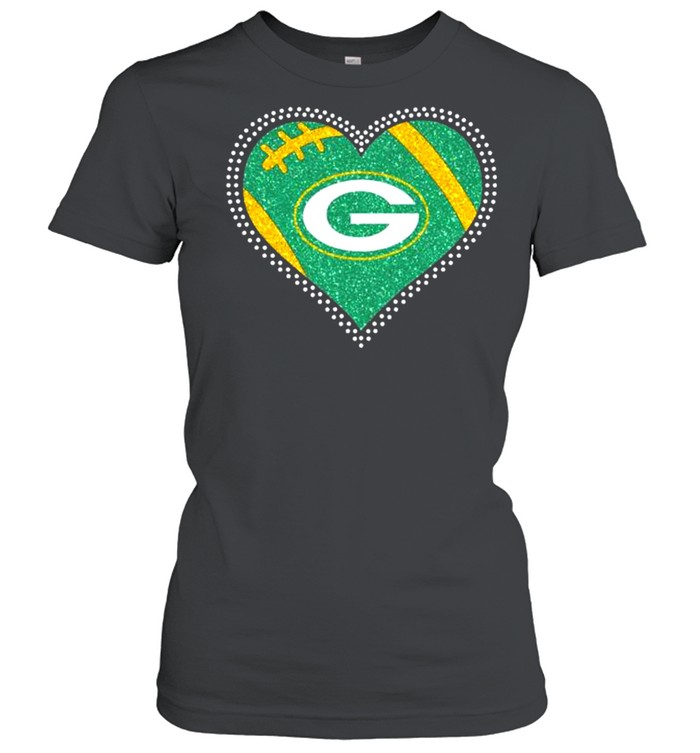 Green Bay Packers Heart 2021 shirt Classic Women's T-shirt