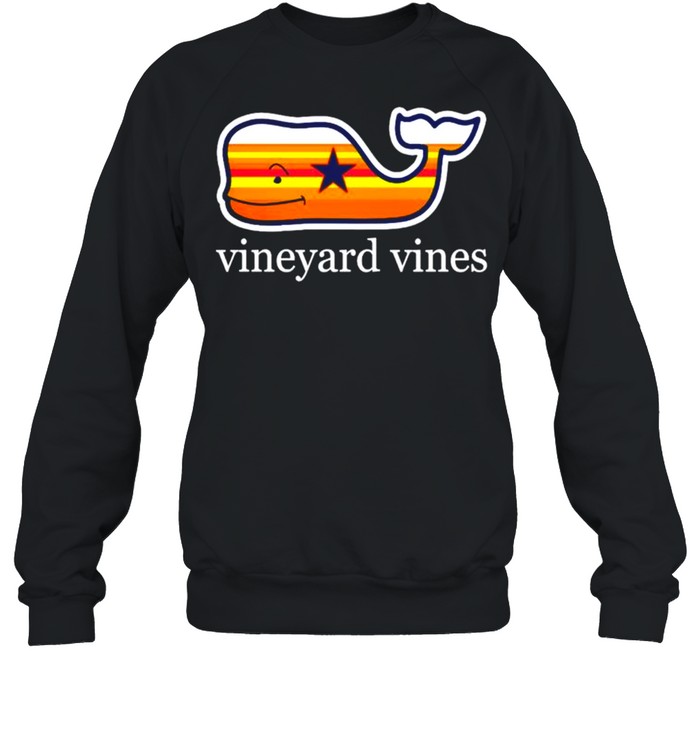 Houston Astros Vineyard Vines Filled In Whale shirt Unisex Sweatshirt