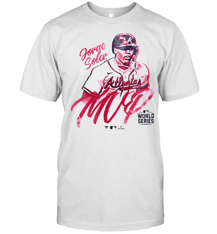 atlanta Braves Jorge Soler Fanatics Branded White 2021 World Series Champions MVP T-Shirt