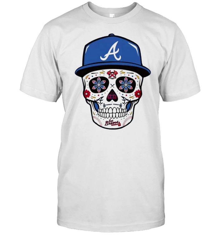 Atlanta Braves Sugar Skull T-shirt