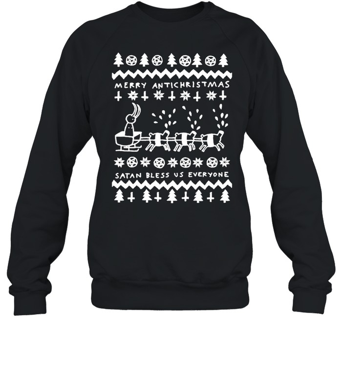 Merry Antichristmas Xmas shirt Unisex Sweatshirt