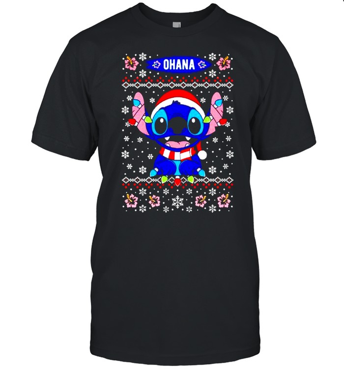 Stitch Ohana Christmas shirt