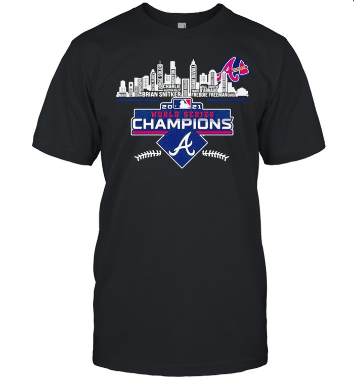Atlanta Cityscape Atlanta Braves 2021 World Series Champions Shirt