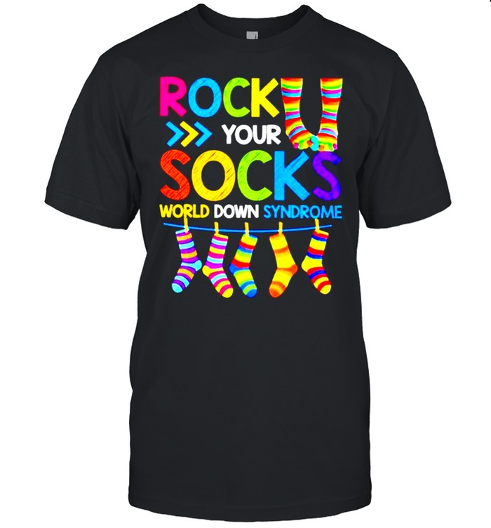 Rock your socks syndrome awareness shirt