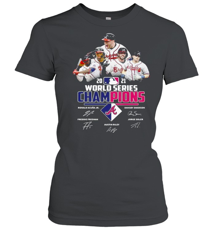 Grinch driving jeep Atlanta Braves world series champions shirt