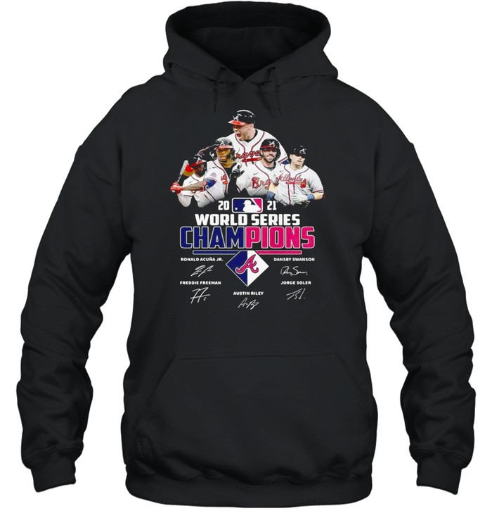 Official atlanta Braves Majestic Threads Black 2021 World Series Champions  Confetti Softhand T-Shirt, hoodie, sweater, long sleeve and tank top