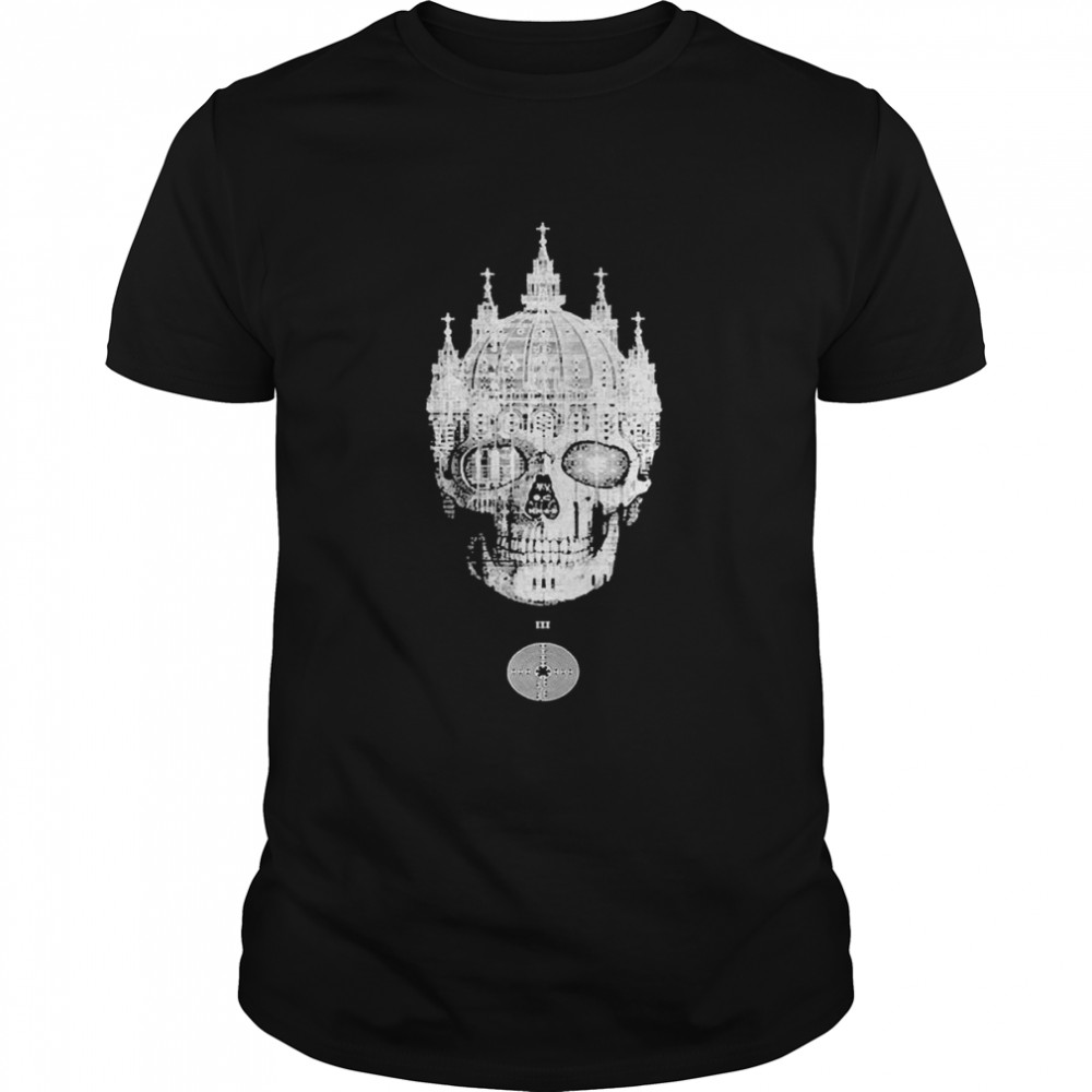 The King Skull And Crown Memento Mori Occult Sacred Geometry Shirt