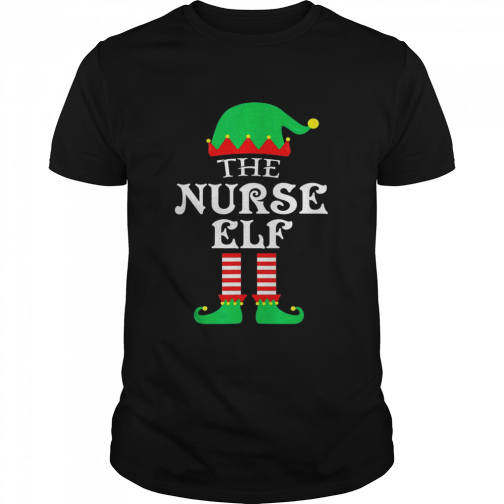 The Nurse ELF Christmas Pajama Shirt