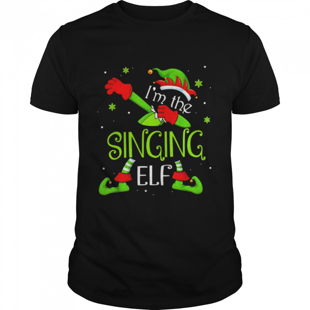 I’m The Singing Elf Dabbing Santa Shirt