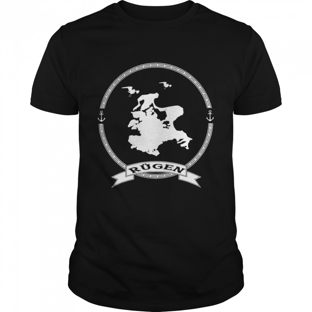 Rügen Emblem Baltic Sea Seagull Shirt