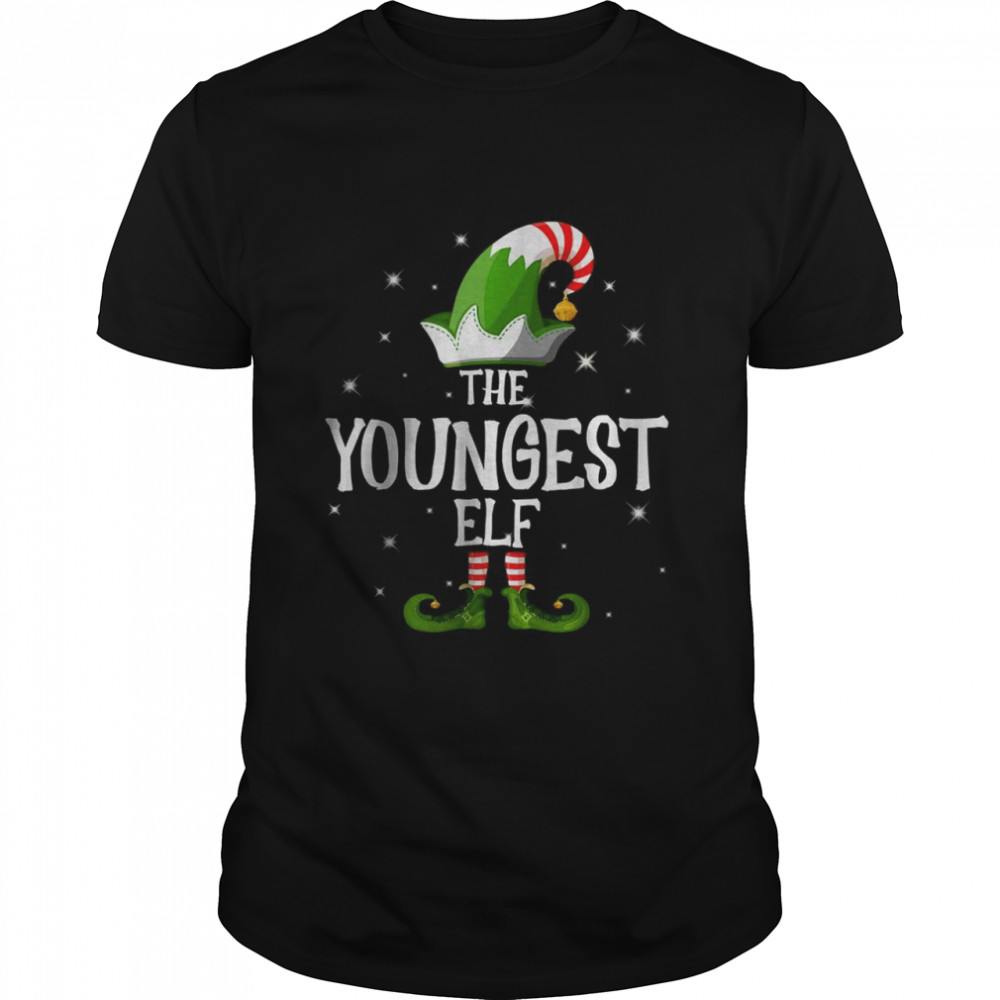 The Youngest Elf Family Matching Group Christmas T-Shirt