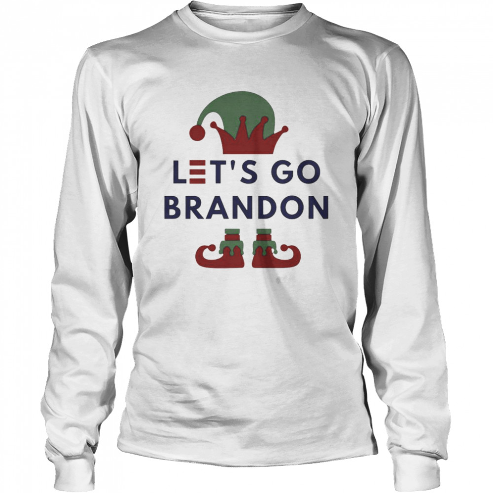Elf Let’s Go Brandon Christmas  Long Sleeved T-shirt