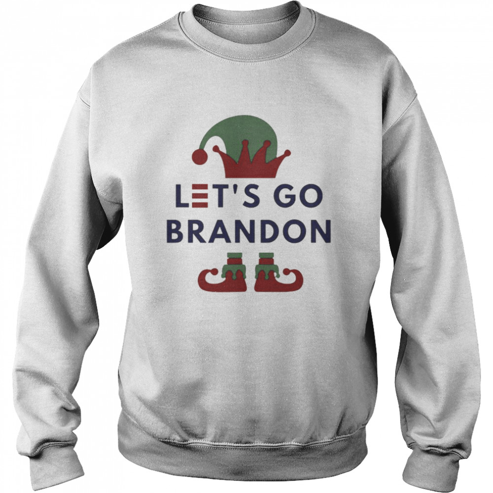 Elf Let’s Go Brandon Christmas  Unisex Sweatshirt