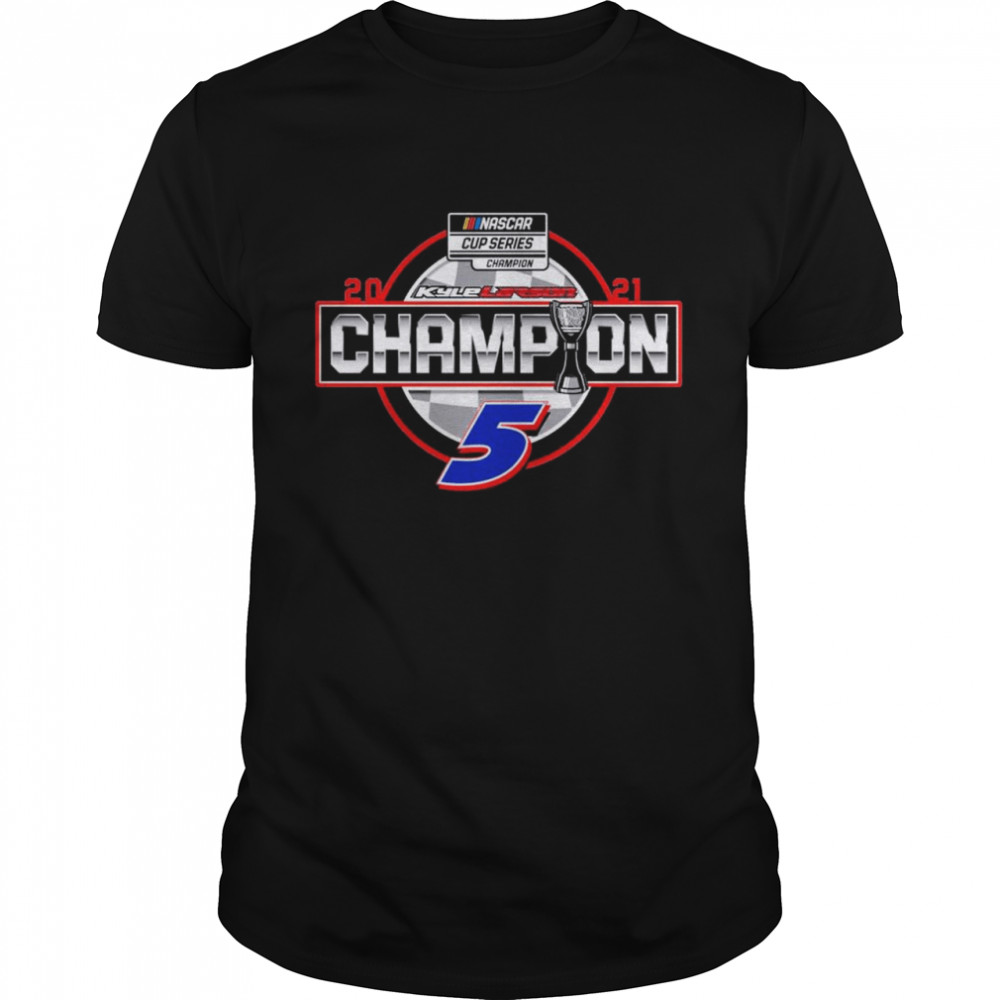 Kyle Larson Hendrick Motorsports Team Collection Navy 2021 NASCAR Cup Series Champion T-Shirt