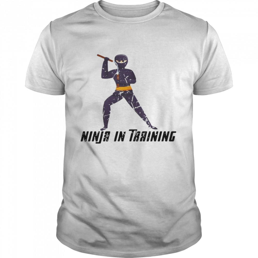 Ninja im Training Kawaii Design Ninja Japanischer KarateSport Langarmshirt T-shirt