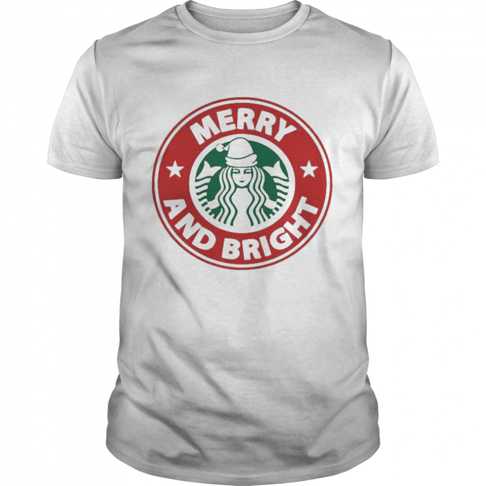 Official Merry & Bright Starbucks Christmas 2021 Sweatshirt