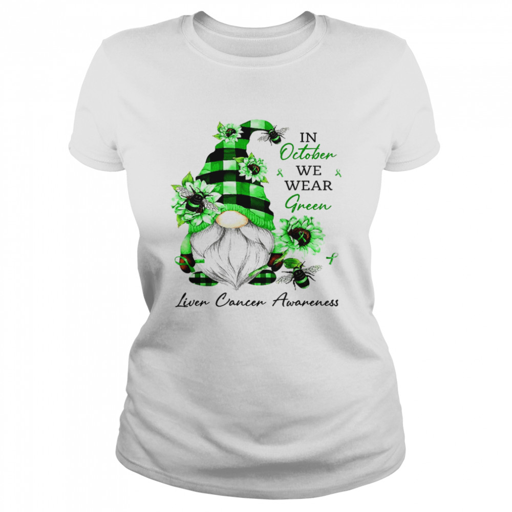 In november we wear green liver cancer awareness shirt Classic Women's T-shirt