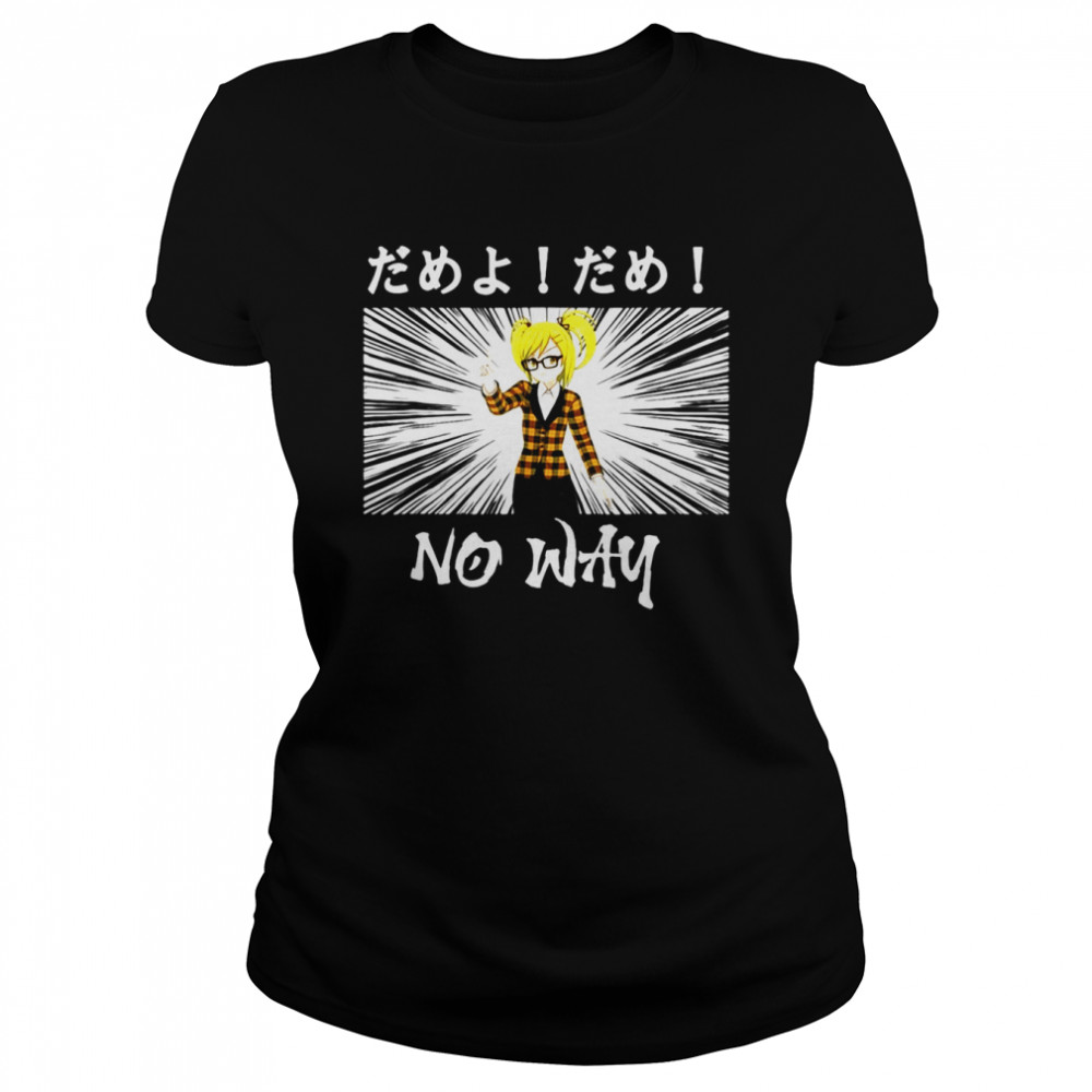 Kawaii Japanese Anime Girl Dame Yo Dame T-shirt Classic Women's T-shirt