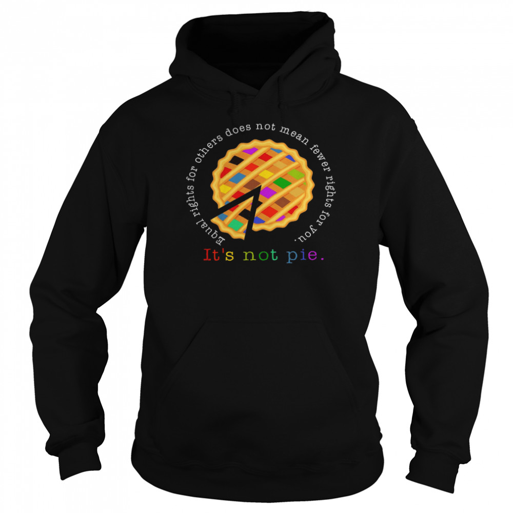 Equal Rights For Others Does Not Mean Fewer Rights For You It’s Not Pie Unisex Hoodie