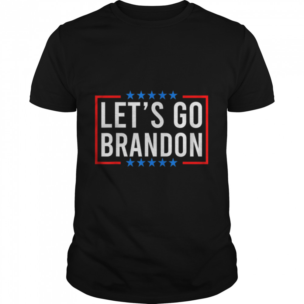 Let’s Go Brandon American Flag Impeach Biden 46 President T-Shirt B09J95VL3P
