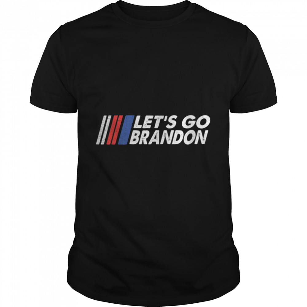 Let’s Go Brandon American Flag Impeach Biden Anti Liberal T-Shirt B09K6WZZ9R